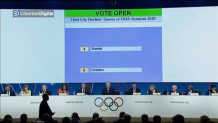 Madrid se queda sin Juegos Olímpicos de 2020