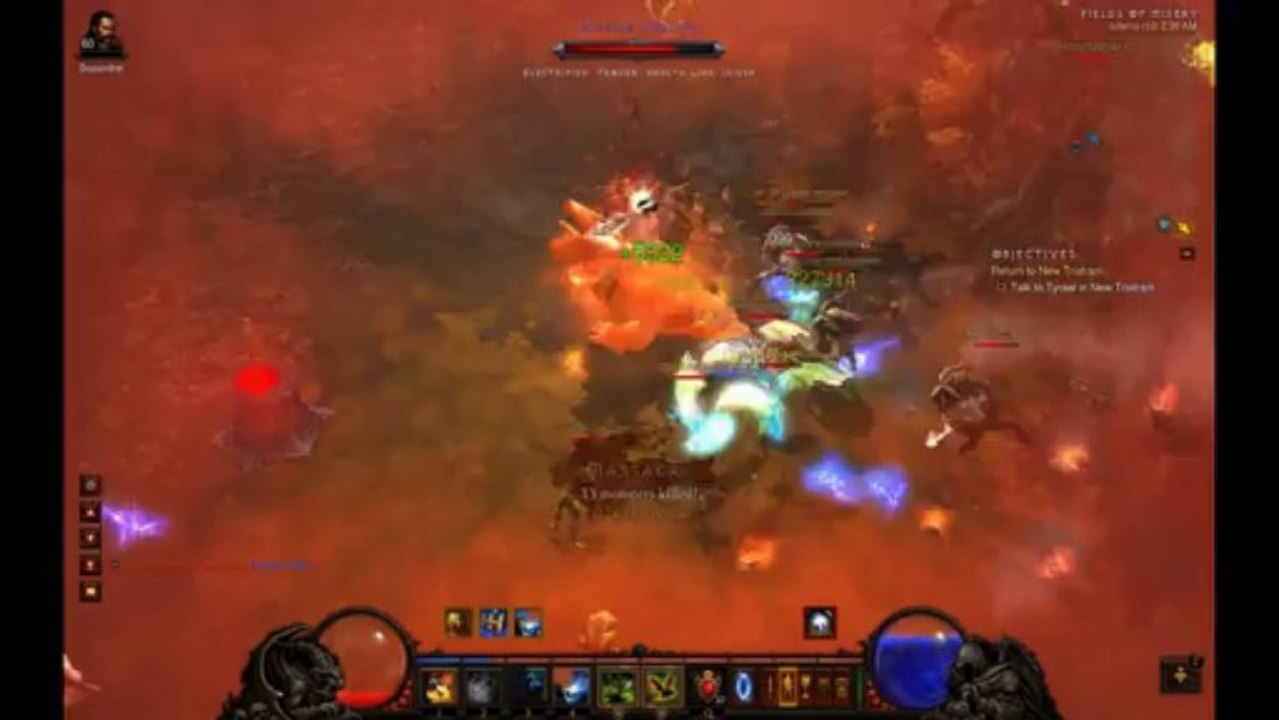 Diablo 3 Witch Doctor Fire Bats MP-10 Key run.+