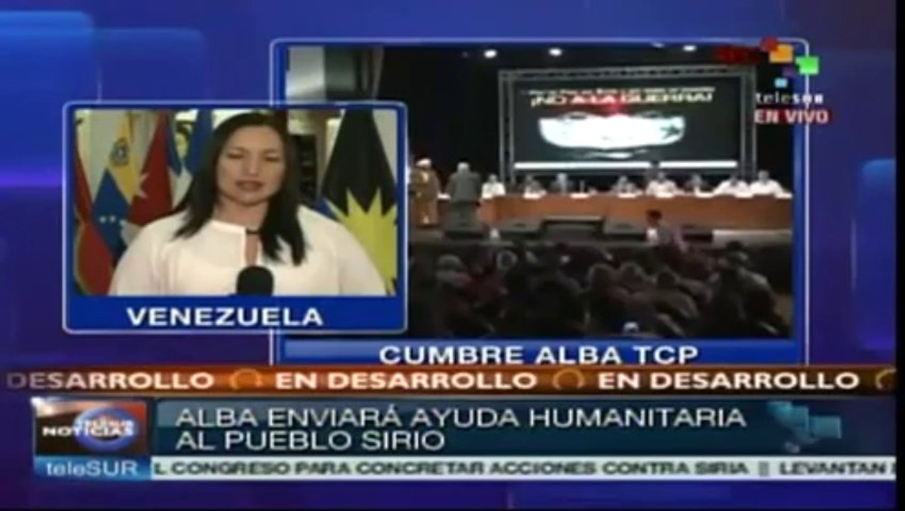 Concluye pleno del ALBA con un tajante rechazo al ataque sirio
