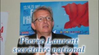 ELECTIONS MUNICIPALES : PIERRE LAURENT SECRETAIRE NATIONAL DU PCF S'EXPLIQUE