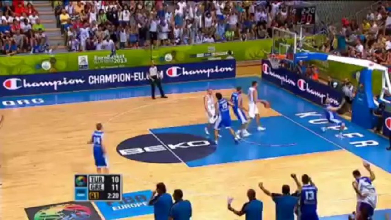 Dunk of the Game K.Papanikolaou TUR-GRE EuroBasket 2013