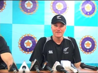 New Zealand A coach Grant Bradburn pre match conference