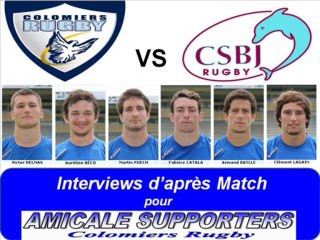 Interviews Colomiers Bourgoin 7.09.2013