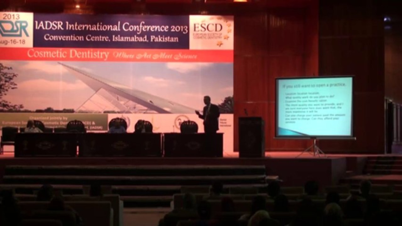 IADSR Conference 2013 Day 1 - 4. Dr Amin Rahman