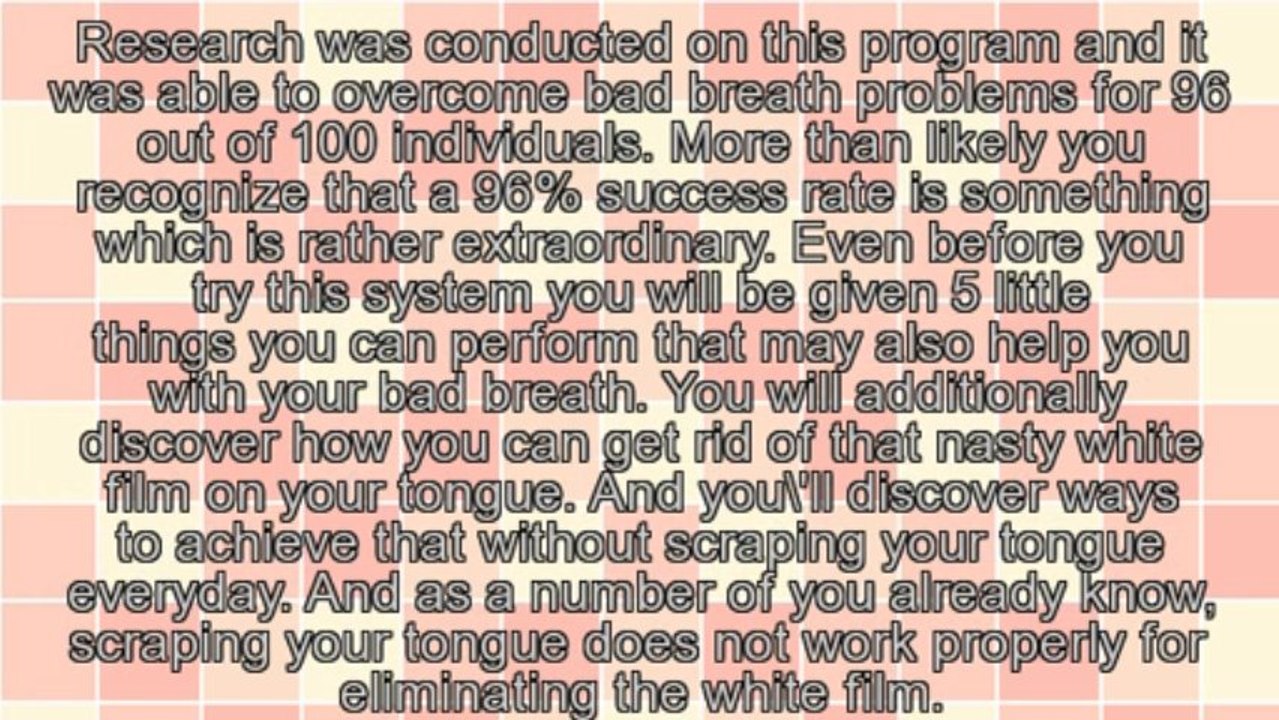 In This Post We Will Be Looking At Bad Breath And The Bad Breath Report