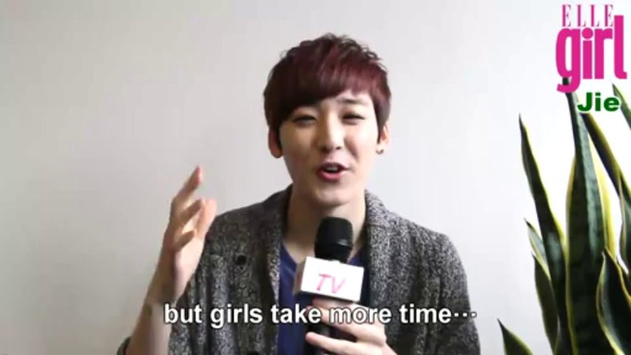 [Eng] 120312 ELLE girl Japan-Kevin interview