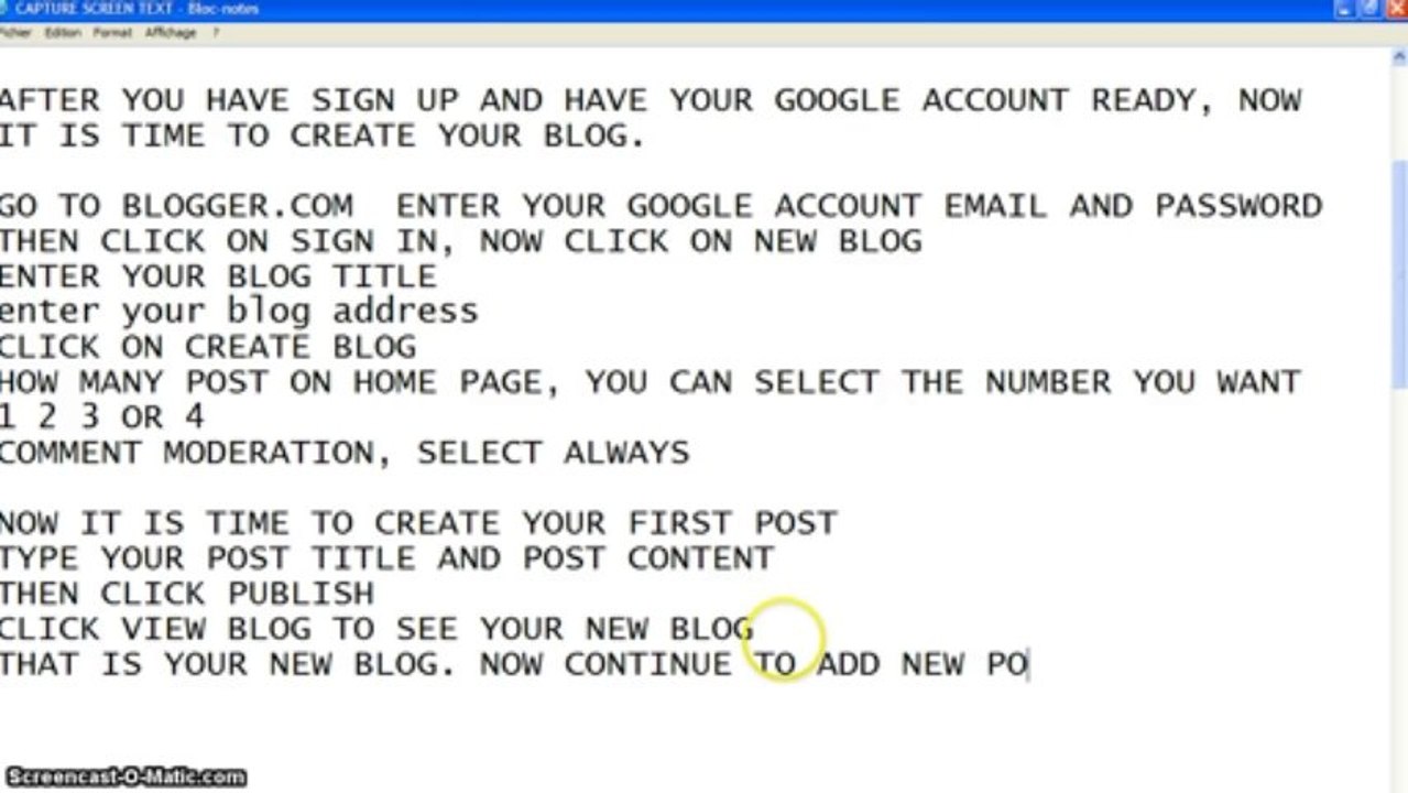 how to create a blog for free using blogger