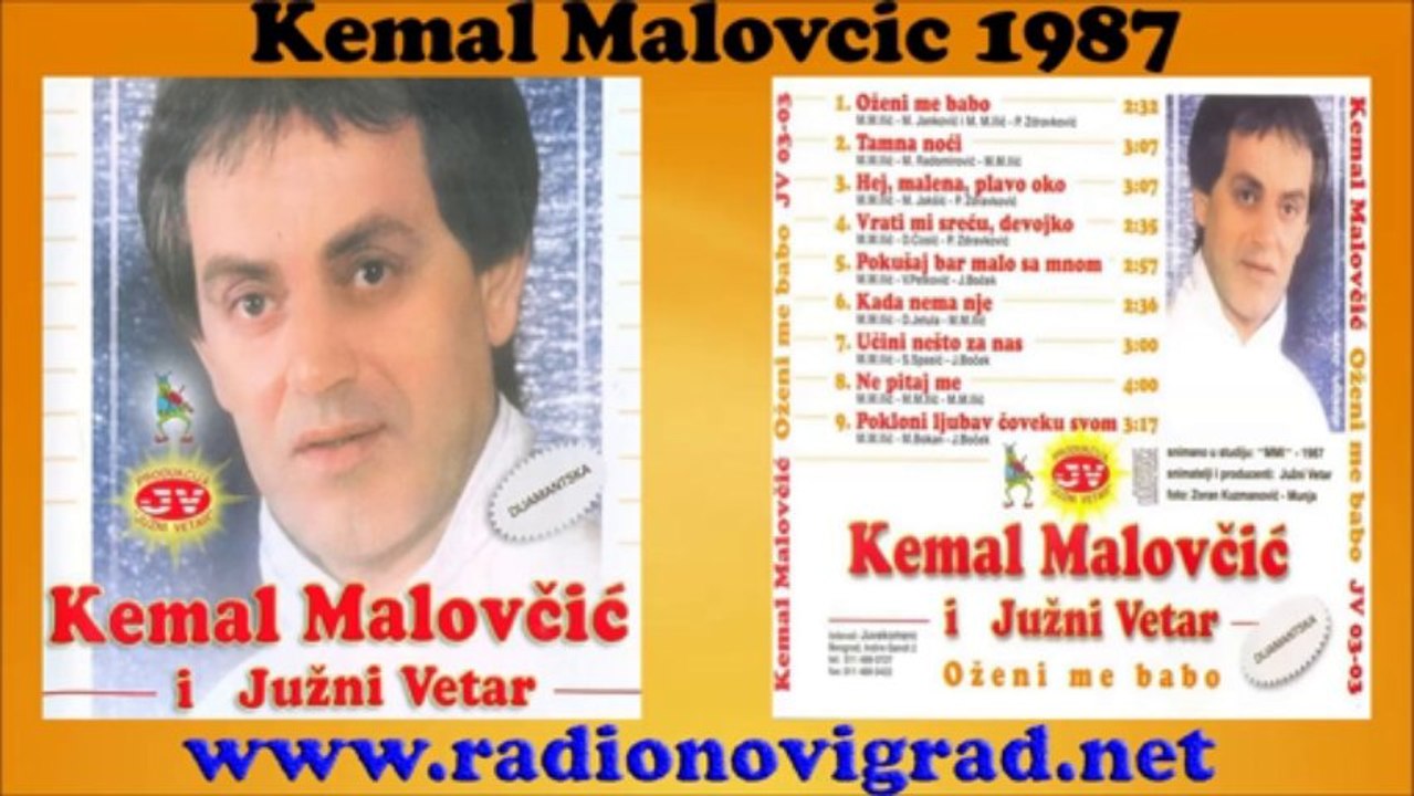 Kemal Malovcic - Tamna noci (Audio 1987) HD