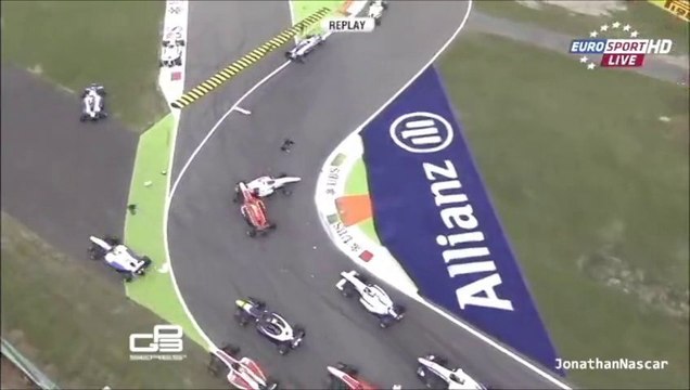 Start crash Monza 2013 GP3 Series