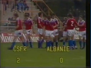 1991 (October 16) Czechoslovakia 2-Albania 1 (EC Qualifier)