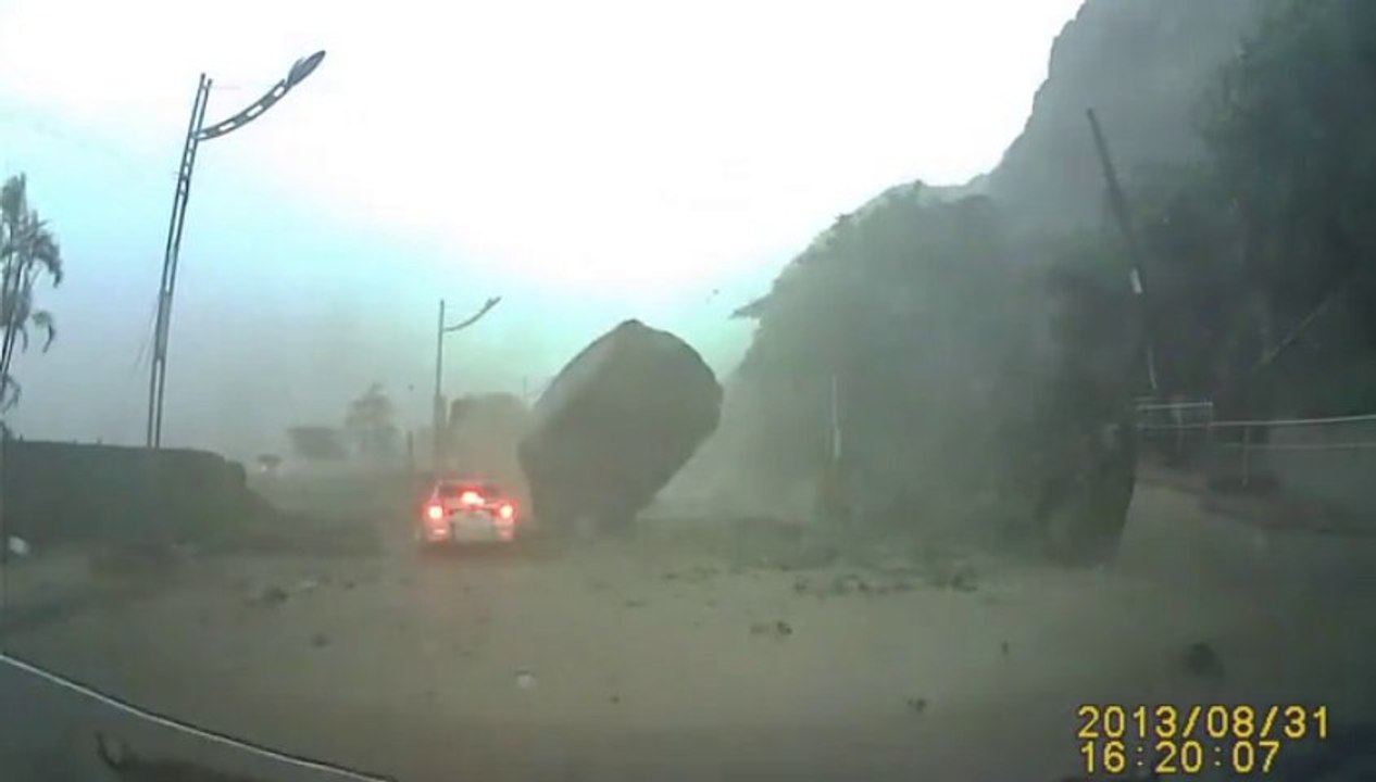 Glissement de terrain à Taiwan