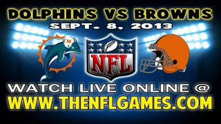 Miami Dolphins vs Cleveland Browns NFL Live Stream