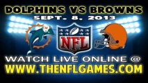 Miami Dolphins vs Cleveland Browns Game Live Stream