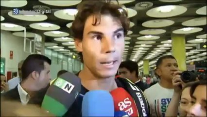 Nadal rechaza volver en un avión pagado por el estado: "No es el momento"