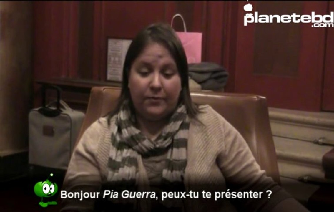 Pia Guerra en interview sur PlaneteBD.com