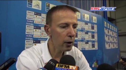 Euro de Basket / Collet rend hommage à Tony Parker - 08/09