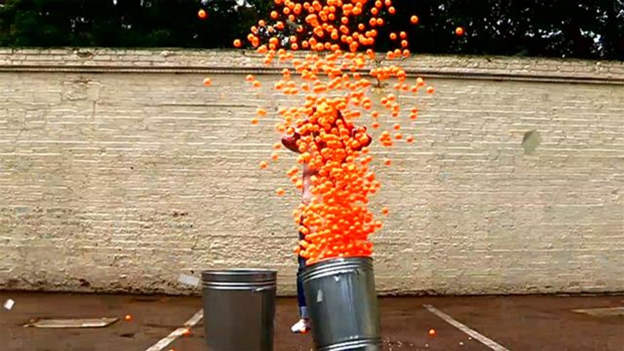 Dry Ice And Ping Pong Ball Explosion