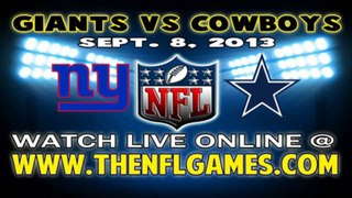 Watch New York Giants vs Dallas Cowboys Game Live Online Streaming