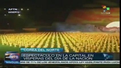 Corea del norte inicia festejos por el Día de la nación