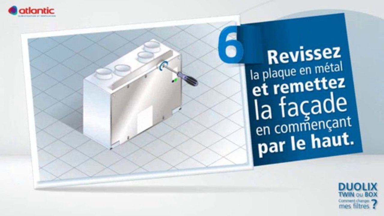 Duolix Twin et Duolix box : comment changer le filtre