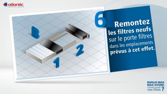 Duolix Max et Duolix Max Hygro : comment changer le filtre