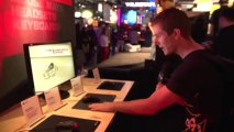 Corsair Raptor K30 Gaming Keyboard & MM200 Extended & MM400 Compact Mouse Pads - PAX Prime 2013