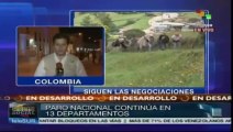 Acuerdan campesinos colombianos desbloquear carreteras