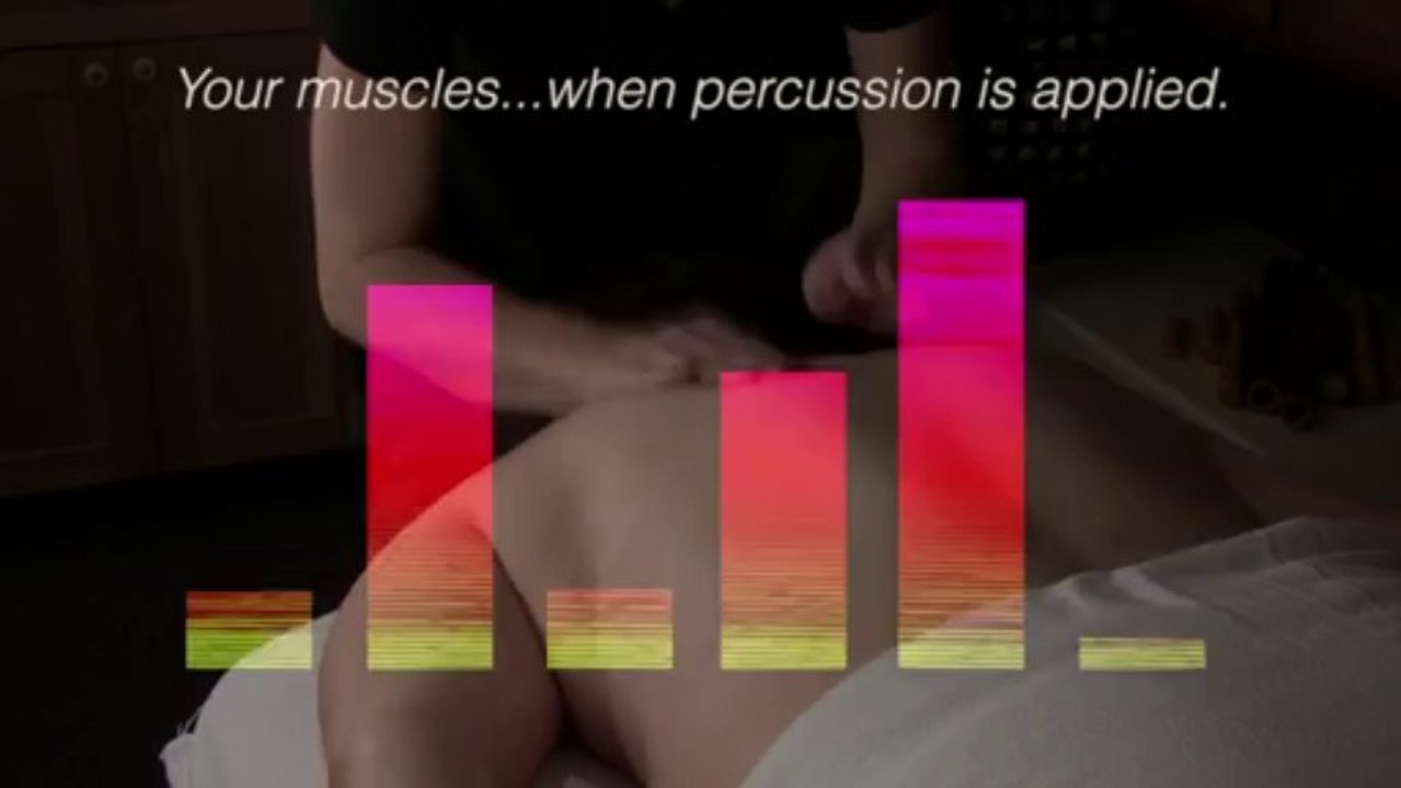 Your muscles...when percussion is applied - Royalty Free Massage Therapy Video #281