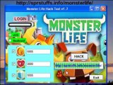 Monster Life Hack Tool, Cheats, Pirater for iOS - iPhone, iPad and Android September - October 2013 Update