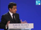 Nicolas Sarkozy : «Il faut encourager les entreprises à embaucher en diminuant le coût du travail»
