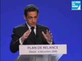 Crise - Nicolas Sarkozy veut «accélérer les investissements publics»