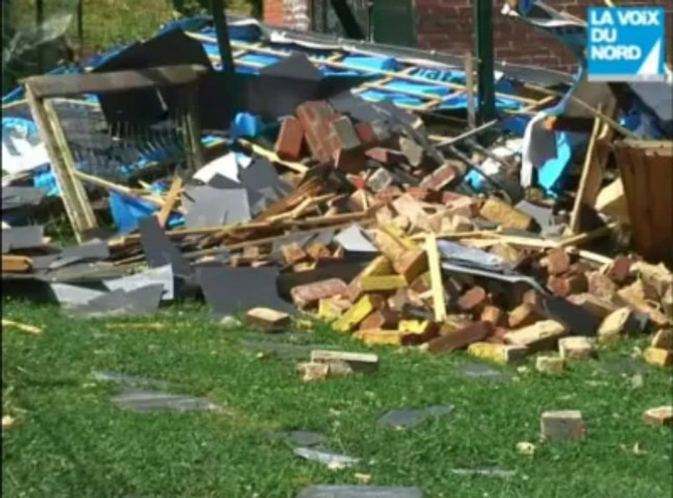 Tornade à Maubeuge (Nord)