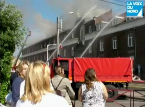 Incendie au collège Saint-Jacques d'Hazebrouck