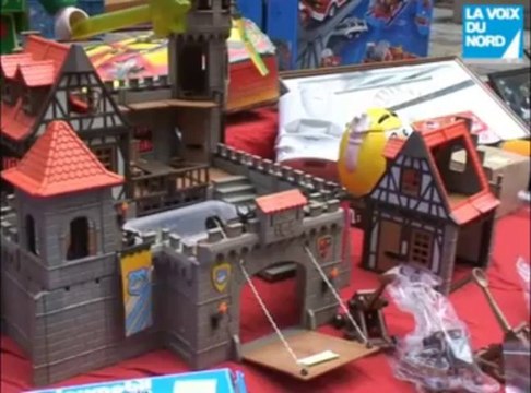 Braderie de Lille 2009 : les collectionneurs de Playmobil sont venus en nombre