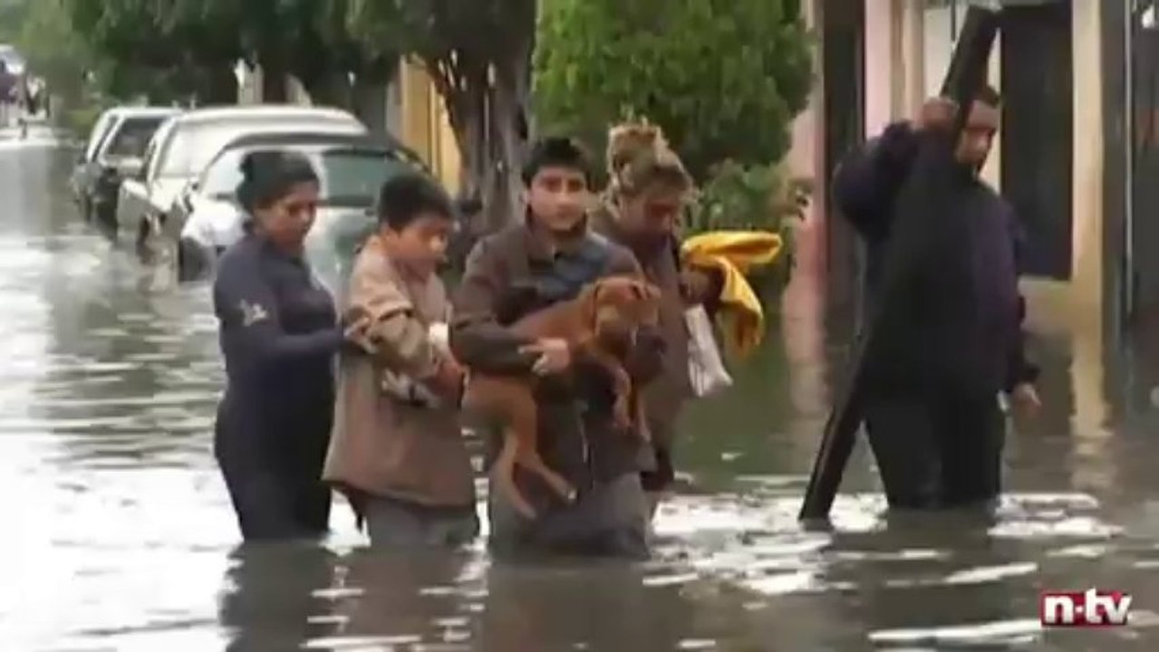 Hochwasser überrascht Menschen in Kolumbien