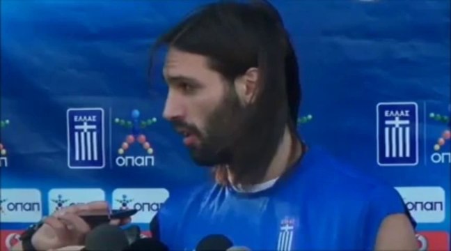 Γιώργος Σαμαράς - Δηλώσεις στην προπόνηση της Εθνικής