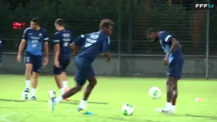 Equipe de France  gestes techniques de Paul Pogba (Géorgie et Biélorussie 2013)