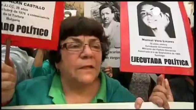 Thousands march for rights in Chile 40 years on from coup