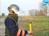 Bombe ou déchet métallique : à Niergnies, les équipes de déminage sont parées