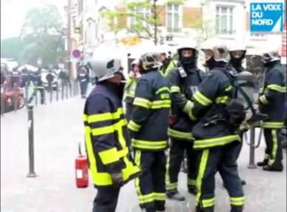 Lille : un boîtier de coupure électrique explose en pleine rue