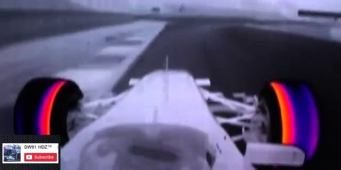 Thermal camera on F1 car!
