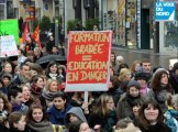 Au coeur de la manifestation des enseignants à Lille