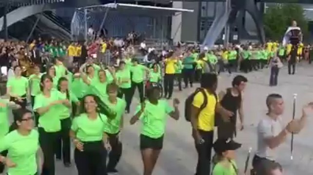 Cérémonie d'ouverture des championnats du monde d'athlétisme cadets à Lille