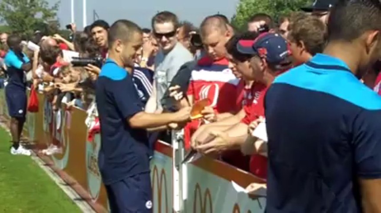 Joe Cole à l'entraînement