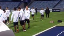 Avant Lille - Inter Milan : l'entraînement des Milanais