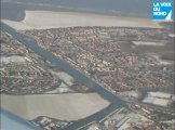 Le Nord - Pas-de-Calais sous la neige...  vu du ciel!