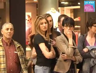 Au casting Elite 2012 à Lille, rencontre avec Sarah, candidate, et sa maman