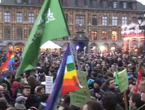 Mariage pour tous : manifestation pour l'égalité des droits à Lille