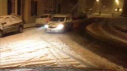 Boulogne-sur-Mer : il neige depuis 17 heures