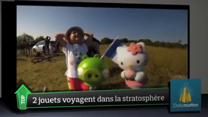 Top Média : Un papa envoie 2 jouets dans la stratosphère